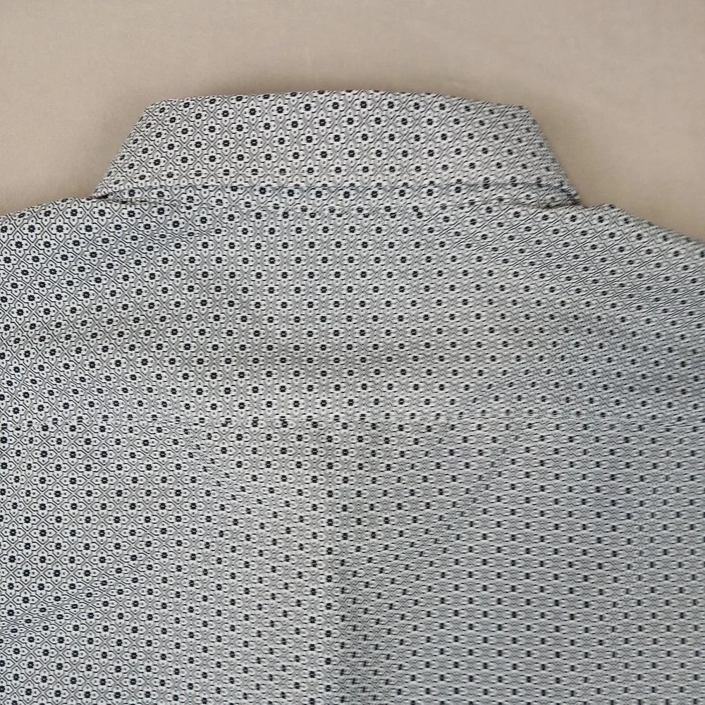 Tom‎ Baine 4XL 20-20.5 Mens Shirt Performance 4 Way Stretch Flip Cuff Geometric